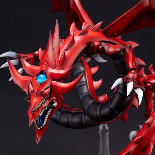 Galeria Frente Close Up Slifer the Sky Dragon Osiris Egyptian God Statue