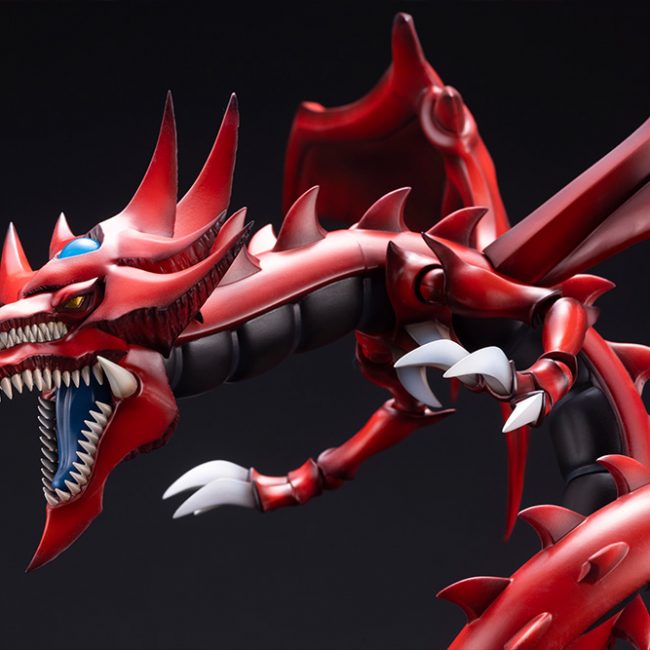 Galeria Lado Izquierdo Close Up Slifer the Sky Dragon Osiris Egyptian God Statue