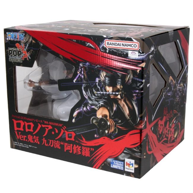 Galería Caja Frente Roronoa Zoro Demon Spirit Asura One Piece WA-MAXIMUM P.O.P MegaHouse