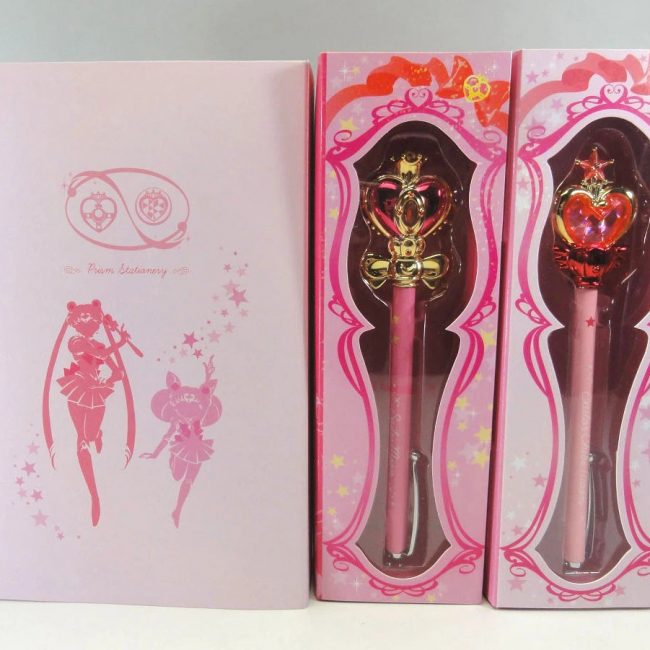Caja Frente Usagi Serena Chibiusa Rini Instruction Ball Plumas Apuntadores 20th Anniversary Sun-Star Stationery Sailor Moon