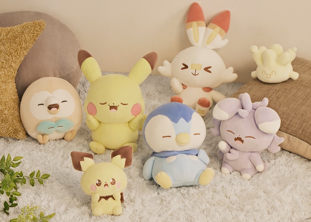 Pikachu Piplup Hibunny Mokuro Nyasper Pichu Mahomer Pokémon Peaceful Place - A "Peace" Evening Ichiban Kuji Bandai Pokémon