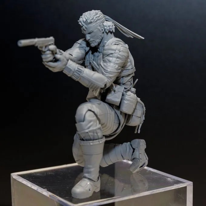 Prototipo sin pintar Naked Snake Metal Gear Solid Delta: Snake Eater KAIYODO REVOLTECH Wonder Festival 2025 Summer WONFES WF2025S