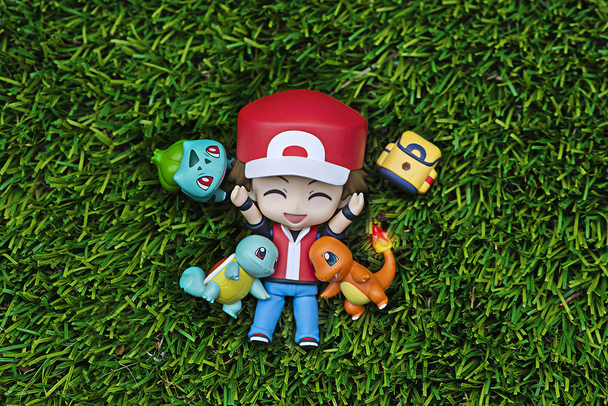 Red Bulbasaur Charmander Squirtle Nendoroid Pokémon Good Smile Company Pokémon Center
