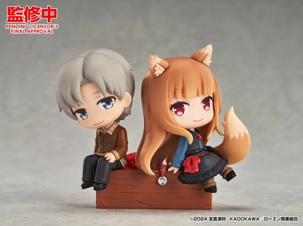 Prototipo pintado Mini Memory Kraft Lawrence & Horo, de Spice & Wolf MERCHANT MEETS THE WISE WOLF, GOODSMILE COMPANY, Wonder Festival 2025 Shanghai Wonfes WF2025Shanghai WFShanghai