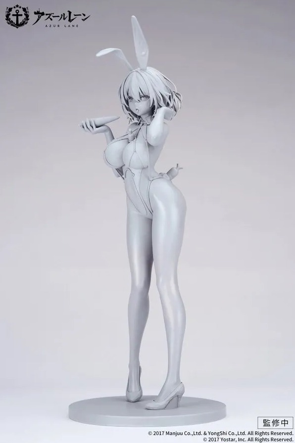 Prototipo sin pintar Sirius en su versión Rabbit of Paradise de Azur Lane APEX-TOYS Wonder Festival 2025 Shanghai Wonfes WF2025Shanghai WFShanghai