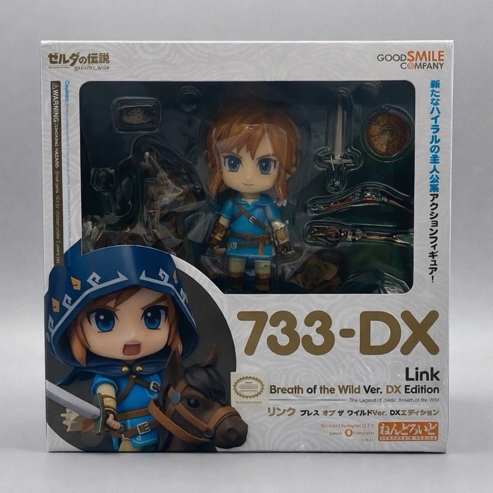 Caja Frente Link Breath Of The Wild DX Edicion 733 The Legend Of Zelda Good Smile Company Nendoroid Nintendo