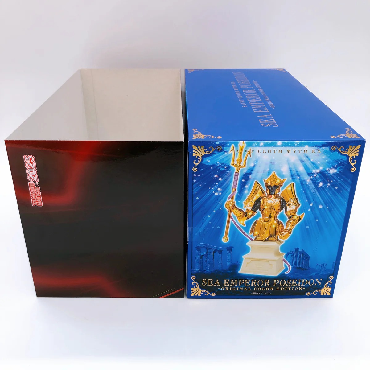 Caja Lado Derecho Poseidon Original Color Edition Julian Solo Myth Cloth EX Bandai Tamashii Nations Saint Seiya