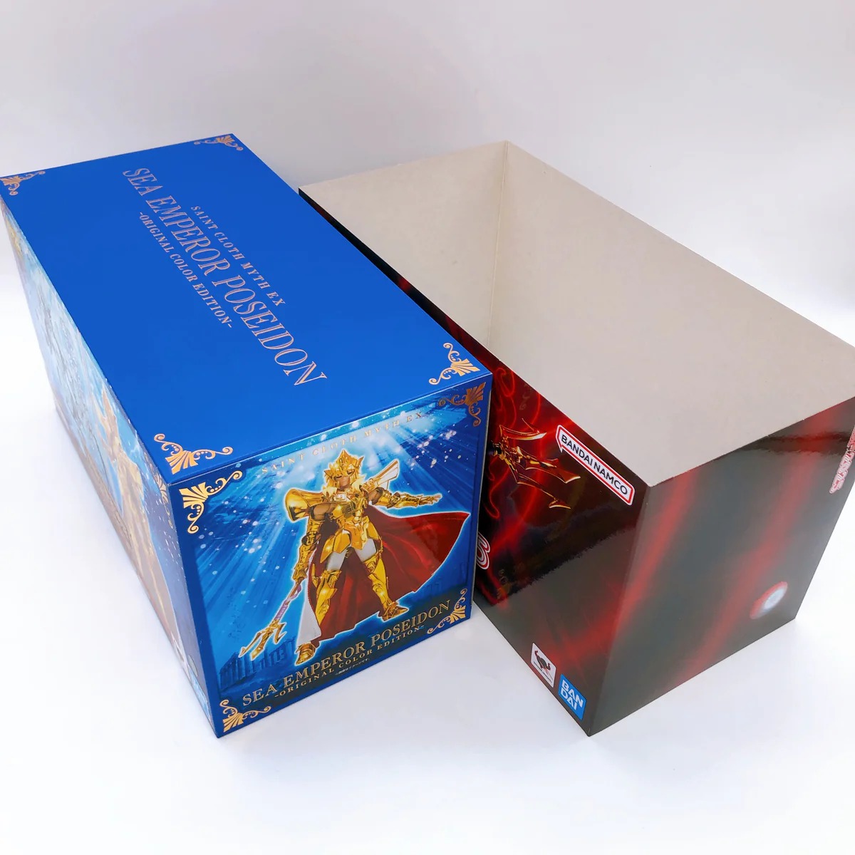 Caja Lado Izquierdo Poseidon Original Color Edition Julian Solo Myth Cloth EX Bandai Tamashii Nations Saint Seiya