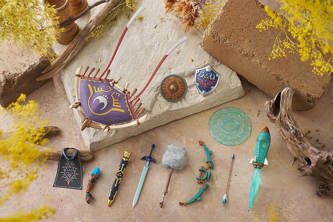  All Accessories Link Tears of the Kingdom DX Edition 626 The Legend of Zelda Good Smile Company Figma Nintendo